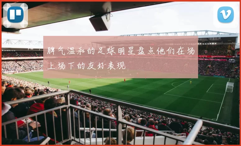 脾气温和的足球明星盘点他们在场上场下的友好表现